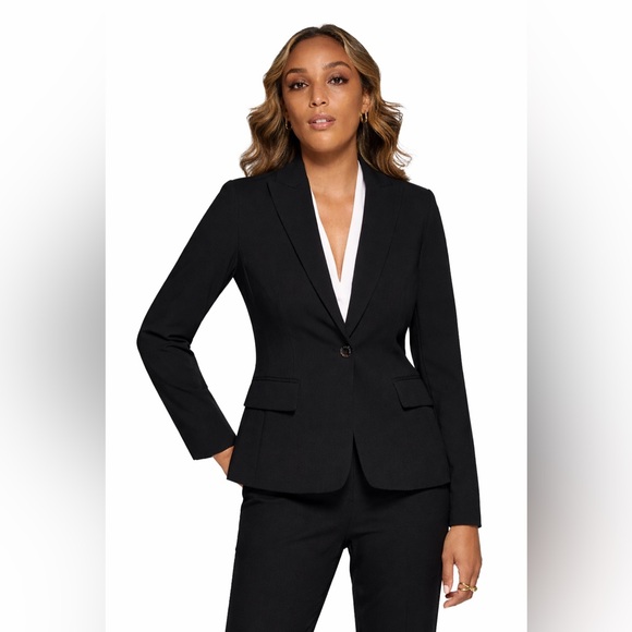 Calvin Klein Jackets & Blazers - Calvin Klein Black Tailored Single-Button Business Casual Women's Blazer. R13B